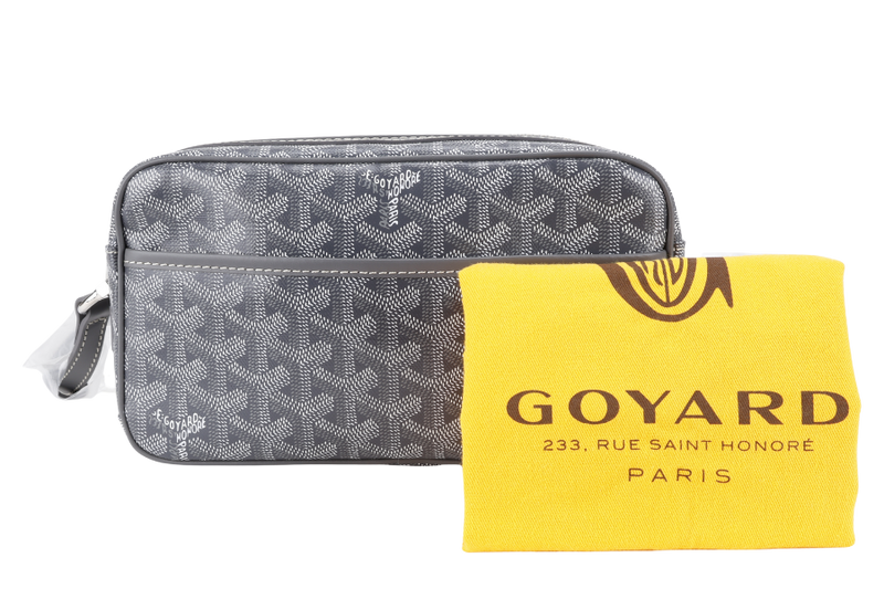 GOYARD CAP-VERT GREY GOYARDINE SLING BAG WITH DUST COVER