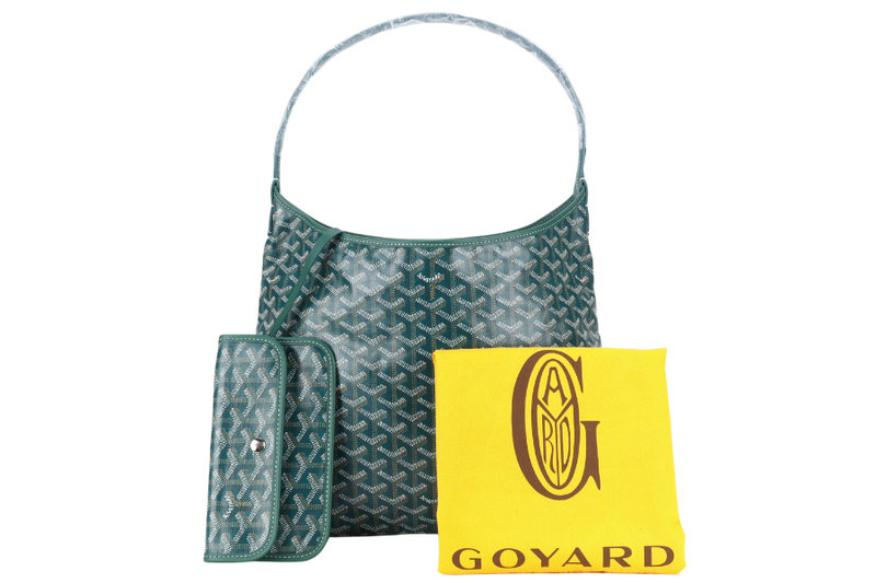 GOYARD BOHEME HOBO GREEN WITH SMALL POUCH AND DUST COVER