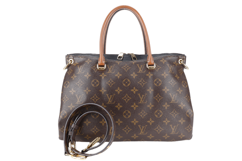 LOUIS VUITTON PALLAS MONOGRAM GOLD HARDWARE WITH STRAPS NO DUST COVER