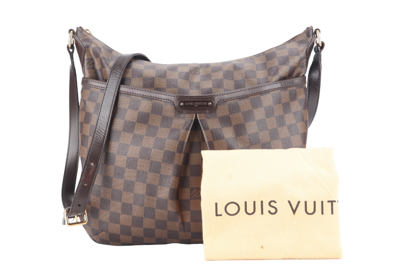 LOUIS VUITTON N42250 BLOOMSBURY GM DAMIER EBENE CANVAS GOLD HARDWARE WITH DUST COVER