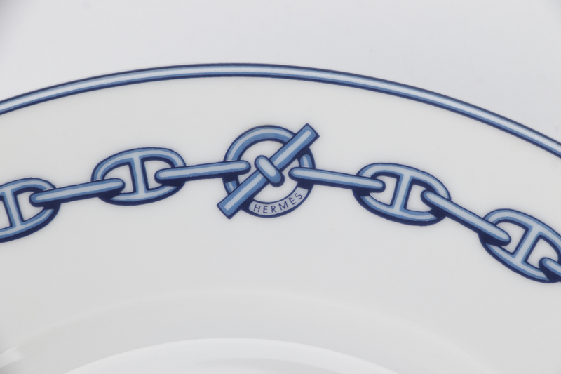 HERMES CHAINE D'ANCRE PLATE BLUE 27.5CM NO BOX