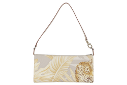 SALVATORE FERRAGAMO FLORAL TIGER SMALL CANVAS HOBO BAG (AU-21-2306) NO DUST COVER