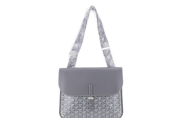 GOYARD COURSIER MESSENGER BAG GREY COLOR WITH DUST COVER