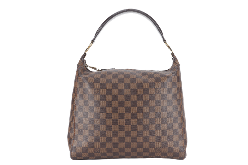 LOUIS VUITTON PORTOBELLO PM DAMIER EBENE CANVAS GOLD HARDWARE NO DUST COVER