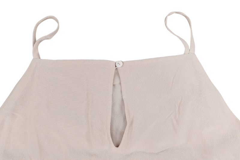VANESSABRUNO BEIGE SILK JUMPSUIT 34