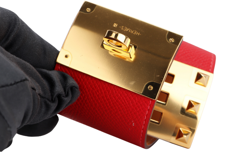 Hermes Kelly Extreme Rouge Casaque Color, Epsom Leather, Gold Hardware