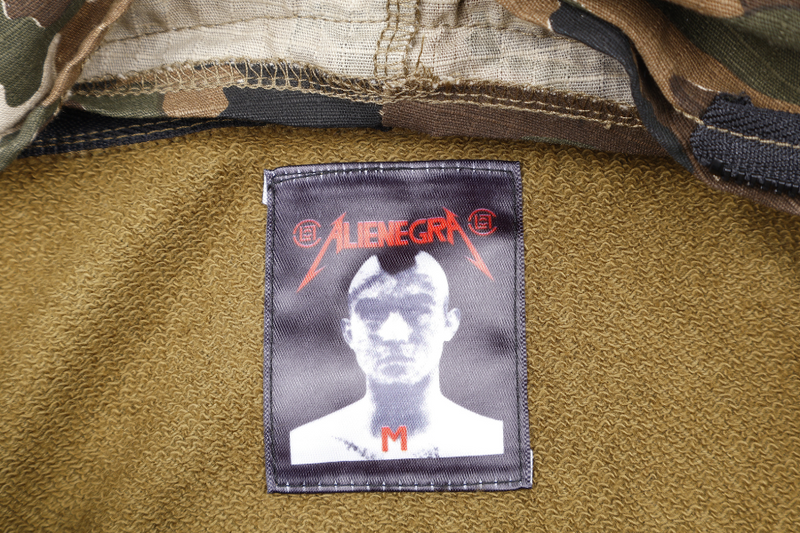 CLOT ALIENEGRA CAMO SHORT SLEEVE PARKA SIZE M