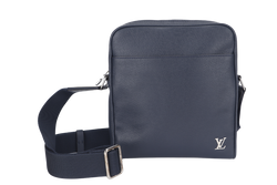 LOUIS VUITTON ALEX MESSENGER BB (M30265) NAVY BLUE TAIGA LEATHER GOLD HARDWARE WITH DUST COVER