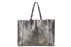 BOTTEGA VENETA INTRECCIO MIRAGE TOTE BAG (B00672364W) LARGE BLACK GOLD LEATHER NO DUST COVER