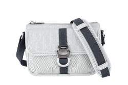 CHRISTIAN DIOR 8 DIOR AND PARLEY ICE PARLEY OCEAN NYLON STRAPS BAG SILVER HARDWARE WITH DUST COVER