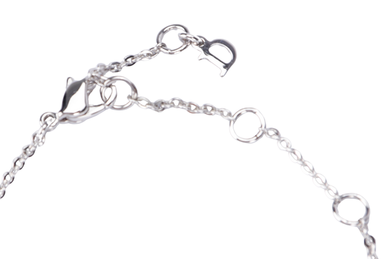 Christian Dior Silver Dior Initials Necklace, L 36cm, no Box