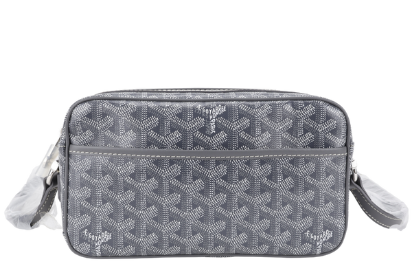 GOYARD CAP-VERT GREY GOYARDINE SLING BAG WITH DUST COVER
