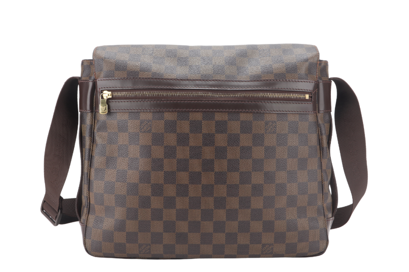 LOUIS VUITTON DAMIER EBENE MESSENGER BAG GOLD HARDWARE NO DUST COVER