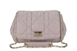 CHRISTIAN DIOR DIOR CANNAGE MILLY LA FORET SMALL (01-BO-0182) PINK LAMBSKIN GOLD HARDWARE WITH DUST COVER