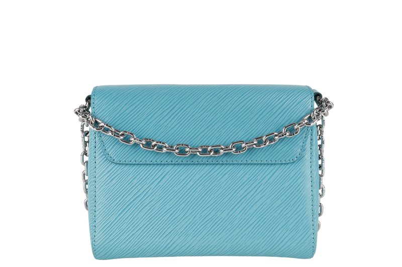 LOUIS VUITTON M50283 TWIST MM MINT GREEN EPI LEATHER SILVER HARDWARE WITH MIRROR NO DUST COVER