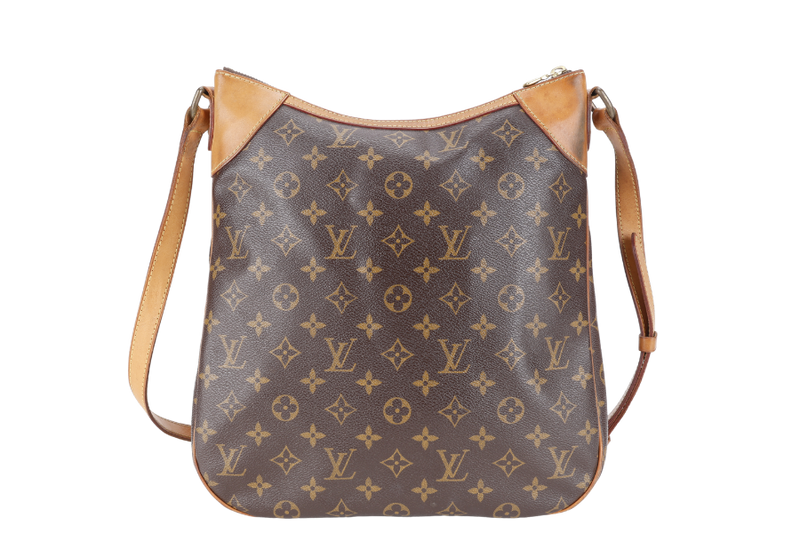 LOUIS VUITTON ODEON M56390 MONOGRAM CANVAS GOLD HARDWARE WITH DUST COVER