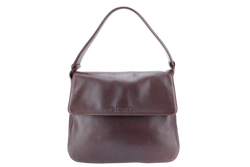 CHANEL VINTAGE DARK BROWN LEATHER HOBO BAG (577xxxx) NO CARD, NO DUST COVER