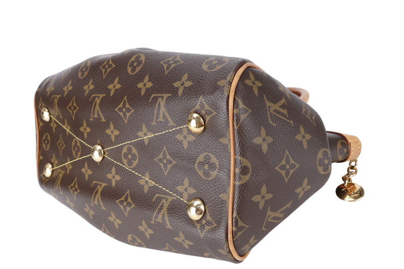 LOUIS VUITTON M40143 TIVOLI PM MONOGRAM COATED CANVAS GOLD HARDWARE NO DUST COVER