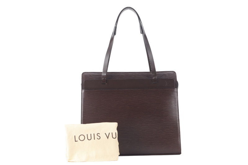 LOUIS VUITTON CROSISETTE PM (M5249B) BROWN EPI LEATHER SILVER HARDWARE WITH DUST COVER