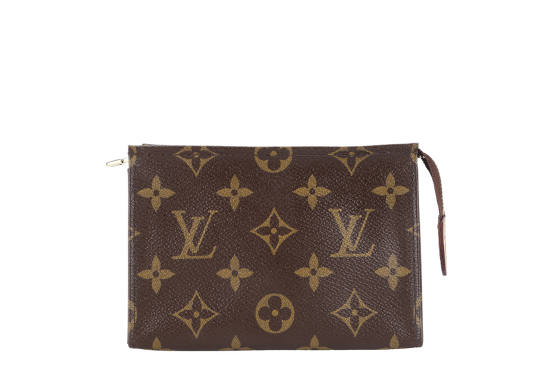 LOUIS VUITTON TOILETRY POUCH MONOGRAM CANVAS GOLD HARDWARE NO DUST COVER