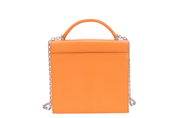 HERMES CINHETIC APRICOT COLOR CHEVRE LEATHER SILVER HARDWARE STAMP C (YEAR 2018) WITH DUST COVER