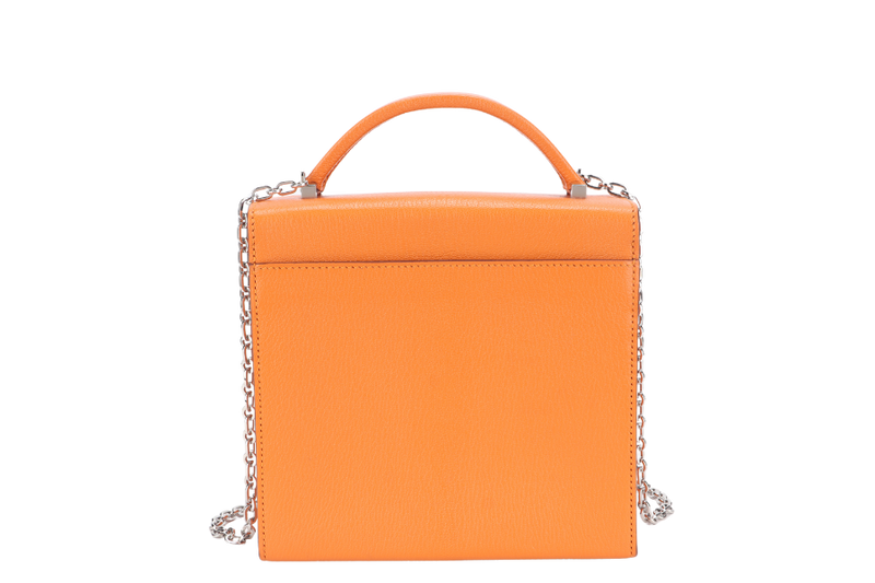 HERMES CINHETIC APRICOT COLOR CHEVRE LEATHER SILVER HARDWARE STAMP C (YEAR 2018) WITH DUST COVER