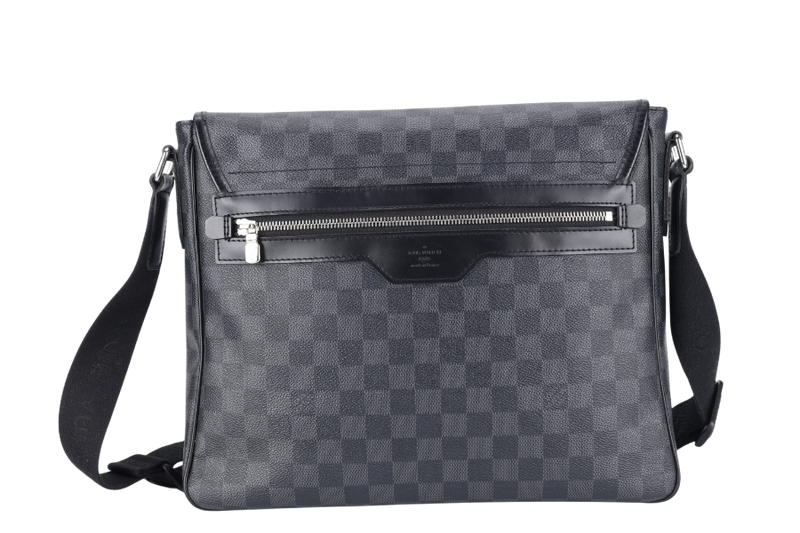 LOUIS VUITTON N58029 DANIEL MM DAMIER GRAPHITE CANVAS SILVER HARDWARE NO DUST COVER