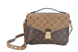 LOUIS VUITTON POCHETTE METIS (M44876) MONOGRAM REVERSE COATED CANVAS WITH DUST COVER