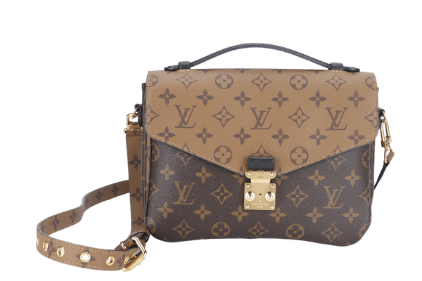 LOUIS VUITTON POCHETTE METIS (M44876) MONOGRAM REVERSE COATED CANVAS WITH DUST COVER