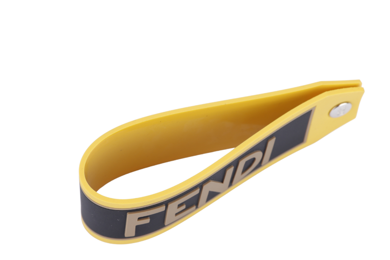 Fendi Yellow Color Tag Charm No Box