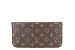 LOUIS VUITTON INSOLITE LONG WALLET GOLD HARDWARE WITH DUST COVER