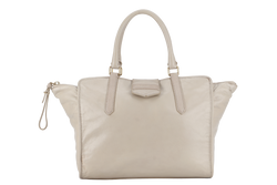 MARC JACOB TOTE BEIGE LARGE CALF LEATHER GOLD HARDWARE WITH DUST COVER