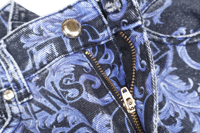 VERSACE JEANS COUTURE MOTIF BLUE LADY JEANS SIZE 28
