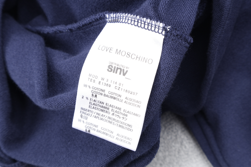LOVE MOSCHINO BLUE SWEATER