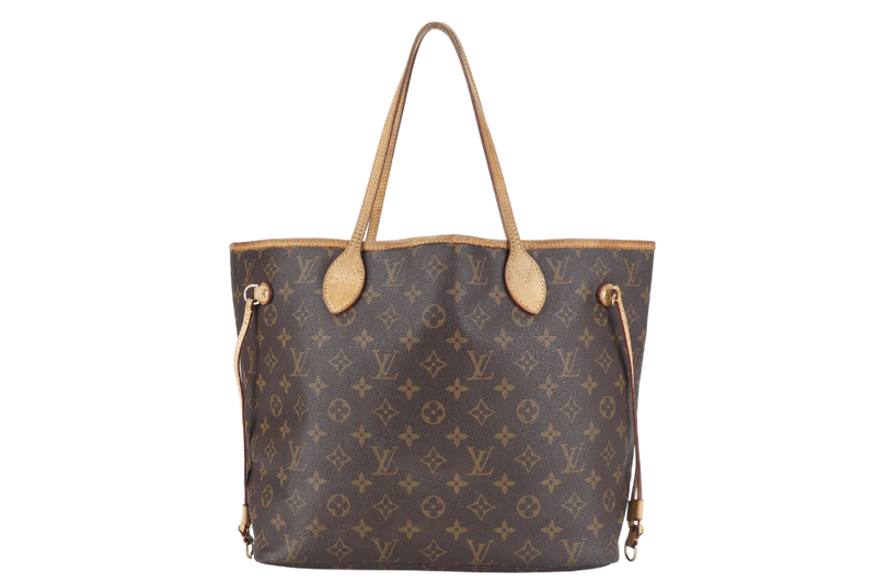 LOUIS VUITTON NEVERFULL M46975 MONOGRAM CANVAS GOLD HARDWARE NO DUST COVER