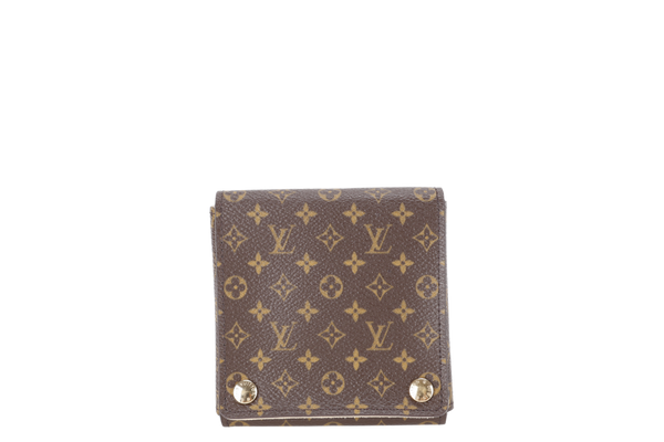 LOUIS VUITTON JEWELLERY HOLDER MONOGRAM CANVAS WITH BOX