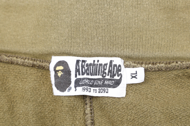 A BATHING APE BAPE 1ST CAMO ATS SWEAT SHORTS GREEN MENS SIZE XL
