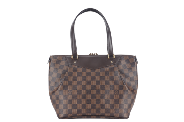 LOUIS VUITTON WESTMINSTER PM (N41102) DAMIER EBENE GOLD HARDWARE NO DUST COVER