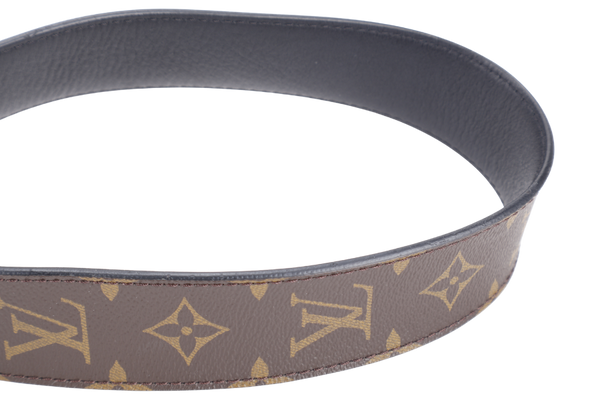 LOUIS VUITTON MONOGRAM  STRAP WITH GOLD HARDWARE SNAP HOOKS WITH BOX