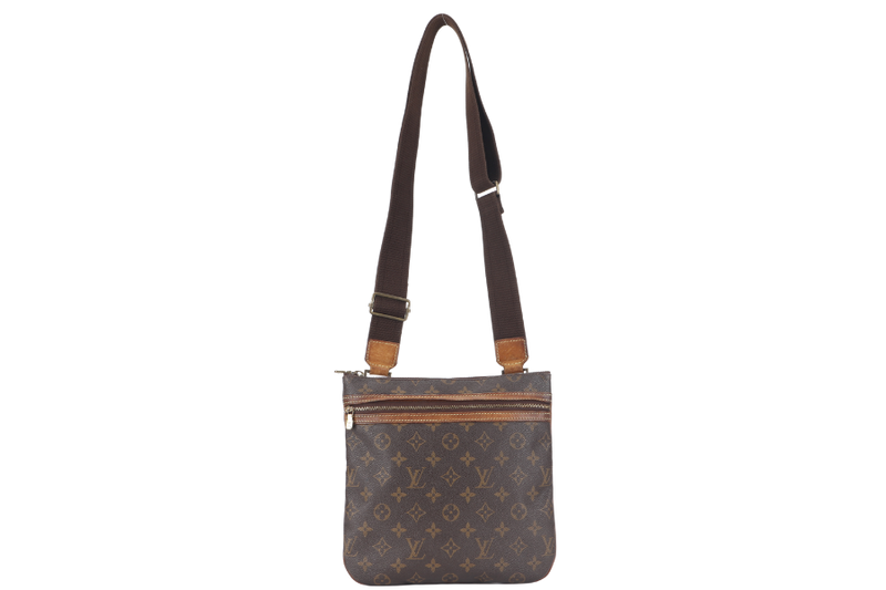 LOUIS VUITTON BOSPHORE POCHETTE (M40044) SHOULDER CROSSBODY BAG MONOGRAM CANVAS NO DUST COVER