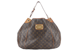 LOUIS VUITTON GALLERIA BAG GM BROWN MONOGRAM CANVAS GOLD HARDWARE WITH DUST COVER