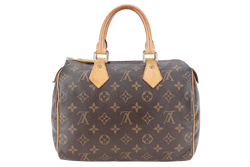 LOUIS VUITTON SPEEDY 25 MONOGRAM CANVAS GOLD HARDWARE NO DUST COVER