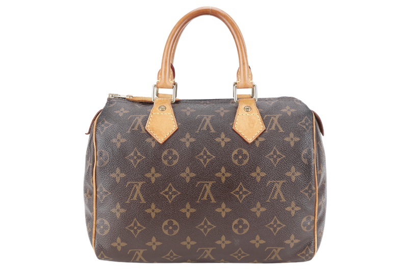 LOUIS VUITTON SPEEDY 25 MONOGRAM CANVAS GOLD HARDWARE NO DUST COVER