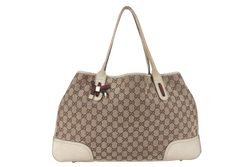 GUCCI PRINCY TOTE (161719) GG CANVAS N0 DUST COVER