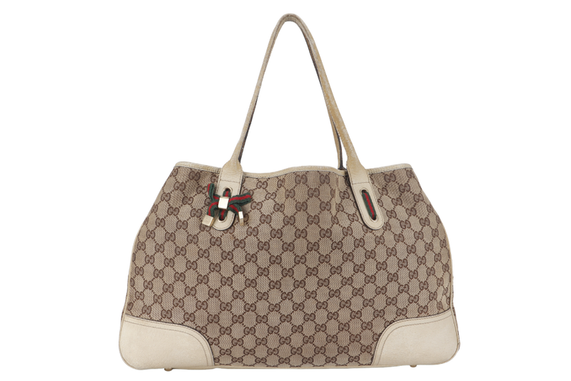 GUCCI PRINCY TOTE (161719) GG CANVAS N0 DUST COVER