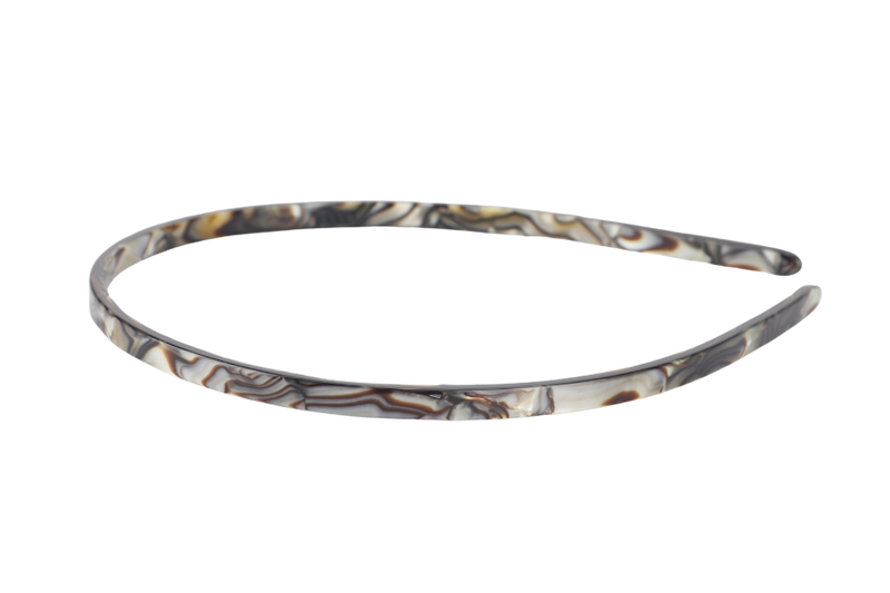 ALEXANDRE DE PARIS (A.D.P) TIMELESS ONYX HEADBAND