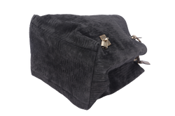 LOUIS VUITTON WHISPER WITH PYTHON SKIN HANDLE (M95811) (FL2058) GM SIZE, KOHL MONOGRAM EMBOSSED SUEDE, WITH DUST COVER