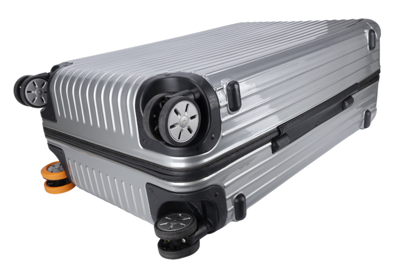 RIMOWA CHECK IN LUGGAGE 29_ GREY POLYCARBONATE BLACK HARDWARE