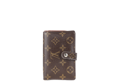 LOUIS VUITTON M61674 PORTEFEUILLE VIENNOIS WALLET GOLD HARDWARE WITH DUST COVER AND BOX