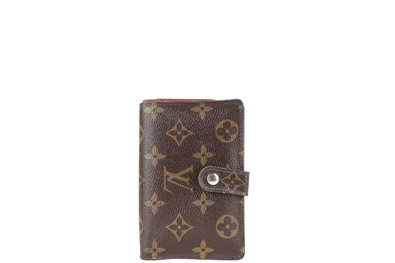 LOUIS VUITTON M61674 PORTEFEUILLE VIENNOIS WALLET GOLD HARDWARE WITH DUST COVER AND BOX